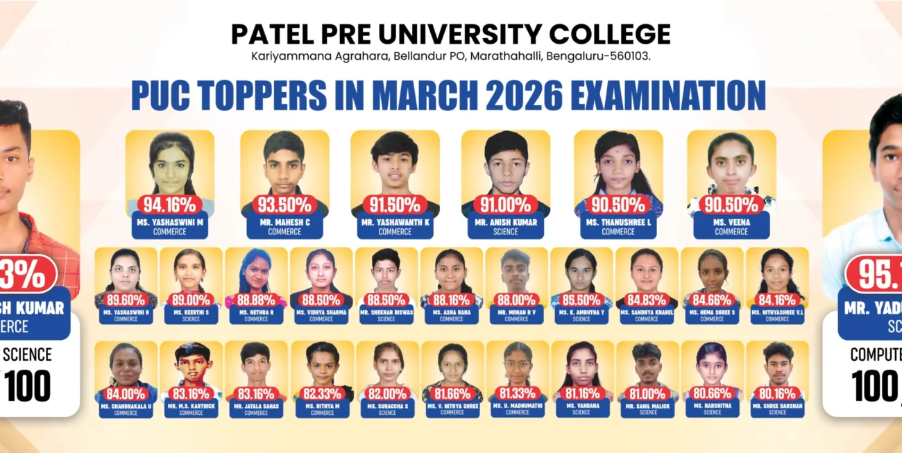 Results of March examination 2026 of 2nd PU students
